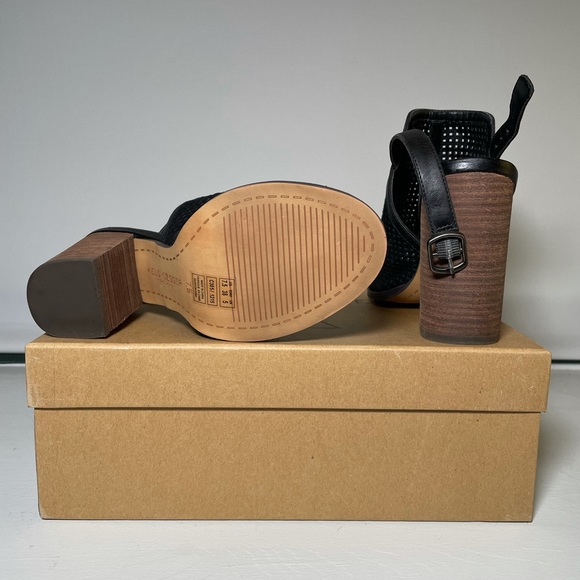 Kelsi Dagger Perforated Open-toe Bootie Sandal - Picture 4 of 4